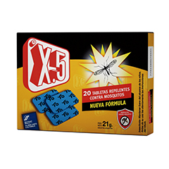 Tabletas Moquitos X5 20 Un