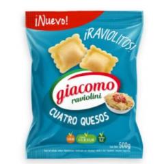 Raviolini 4 Quesos Giacomo 500 Gr