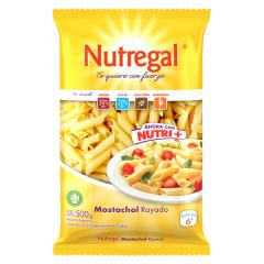 Fideos Nutregal Mostachol Rayado 500 Grs_unidad