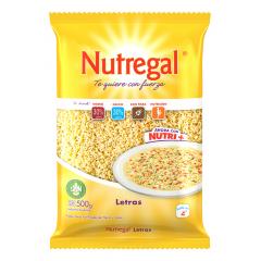 Fideos Nutregal Letras 500 Grs_unidad