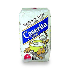 Harina de Trigo 0000 Caserita 1 Kg