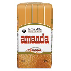 YERBA MATE AMANDA NARANJA 500G