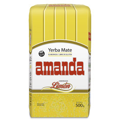 YERBA MATE AMANDA LIMON 500G