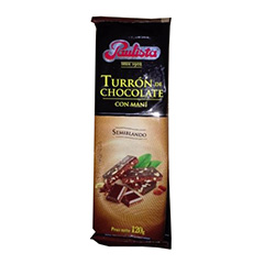 Paulista Turron Choc/Mani 120 Gr.