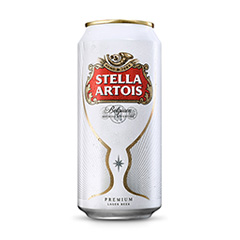 Cerveza Stella Artois Lata x 470 cm