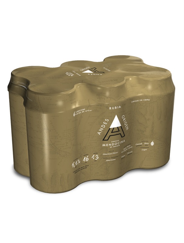 Cerveza Blanca En Lata Andes 6 Un 473 Cc