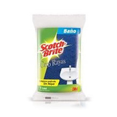 FIBRA ESP. SCOTCH BRITE CERO RAYA BAÑO AZUL 3M