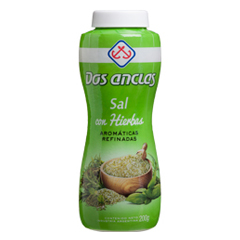 Sal fina Dos Anclas con hierb x200kg_unidad