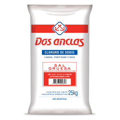 Sal Gruesa En Paquete Dos Anclas 25 Kg