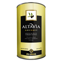 Aceite De Oliva Extra Virgen Gourmet Altavia 1 Lt