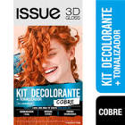 Kit Decolorante + Tonalizador Cobre 3D Gloss Caja Issue 1 Un