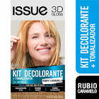 Kit Decolorante + Tonalizador Rubio Caramelo Caja Issue 1 Un