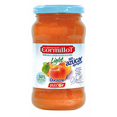 MERMELADA CORMILLOT LIGHT SIN AZUCAR DURAZNO 390 GR