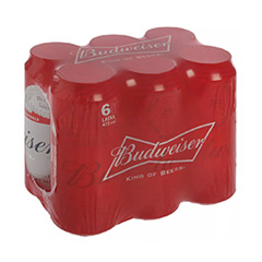 PACK CERVEZA BUDWEISER X 6UN. 473CC