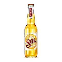 cerveza botella sol 1L