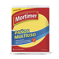 PAÑO MORTIMER MULTIUSO AMARILLO X 3