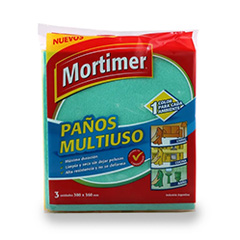 PAÑO MORTIMER MULTIUSO MULTICOLOR X 3