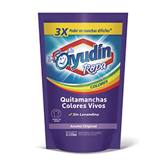 Quitamanchas Líquido Ayudín Ropa Poder Dual 220Ml