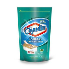Toallitas Ayudín Desinfectantes Fresco x 35 Unidades