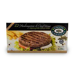 Hamburguesas De Carne Vacuna Union Ganadera 828 Gr