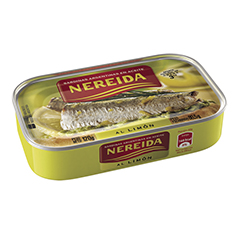 SARDINAS NEREIDA LIMON 120 GR.