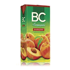JUGO LA CAMPAGNOLA BC DURAZNO 1 LT