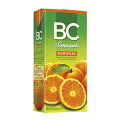 JUGO LA CAMPAGNOLA BC NARANJA 1 LT