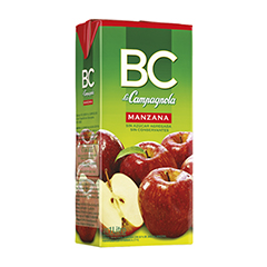 JUGO LA CAMPAGNOLA BC MANZANA 1 LT