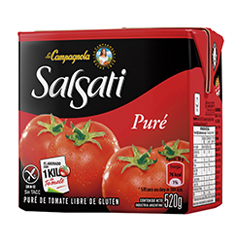 PURE TOMATES SALSATI CAMPAGNOLA C/AZ. 520G