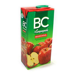 JUGO BC MANZANA 1 LTR.