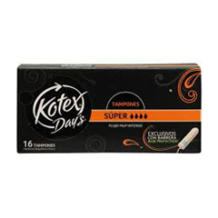 Tampon Kotex 16 Un