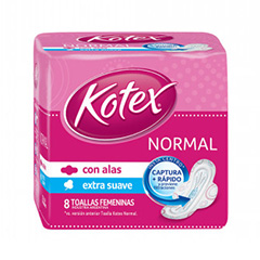 Toalla Fem Kotex Normal C/A X8_unidad