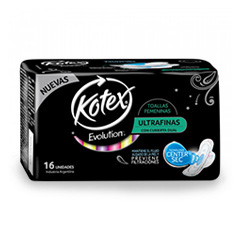 T.FEM.KOTEX ULTRAF. EVOLUTION 16UN