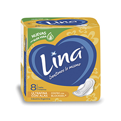 Toalla Lina ultra ca gel x8_unidad