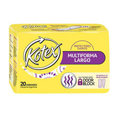 PROT.KOTEX MULTIF. LARGO S/A 20UN.