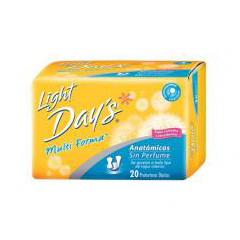 PROTECTORES DIARIOS LIGHT DAYS