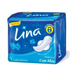 T.FEMEN/LINA NORMAL ALAS 8 U