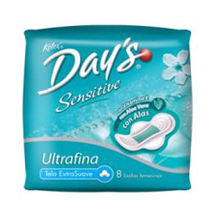 T.FEM.DAYS SENS. ULTR. C/A 8 UN.