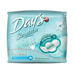 TOALLAS FEM/DAYS SENSIT/NORM.
