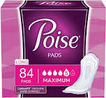 Toalla Poise Adulto Normal c/alas x 8