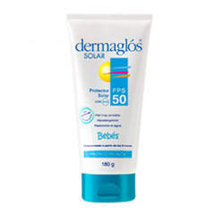 Protector Solar Factor 50 Bebes Dermaglos 180 Gr