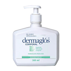 Crema Piel Sensible Hipoalergenica Vitamina A + E Dermaglos 300 Ml