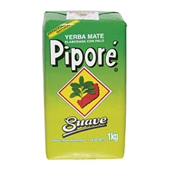 Yerba Mate Con Palo Suave Pipore 1 Kg