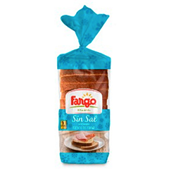 Pan con Salvado Doble Rebanado sin Sal Fargo 400 Gr