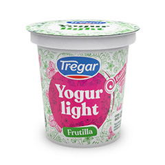 Yogur Light Frutilla Tregar X 125 Gr