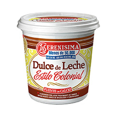 Dulce De Leche La Serenísima Estilo Colonial Pote 1 Kg