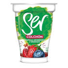 Yogur Ser dietetico descremado colchon de frutilla x 190 gr.
