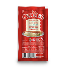 SALCHICHA GRANJA.IRIS x 6 UN