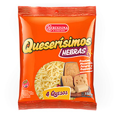 LA SERENISIMA QUESO EN HEBRAS CUATRO QUESOS 150G