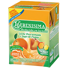 Leche Descremada La Serenisima Naranja Durazno 500Cc